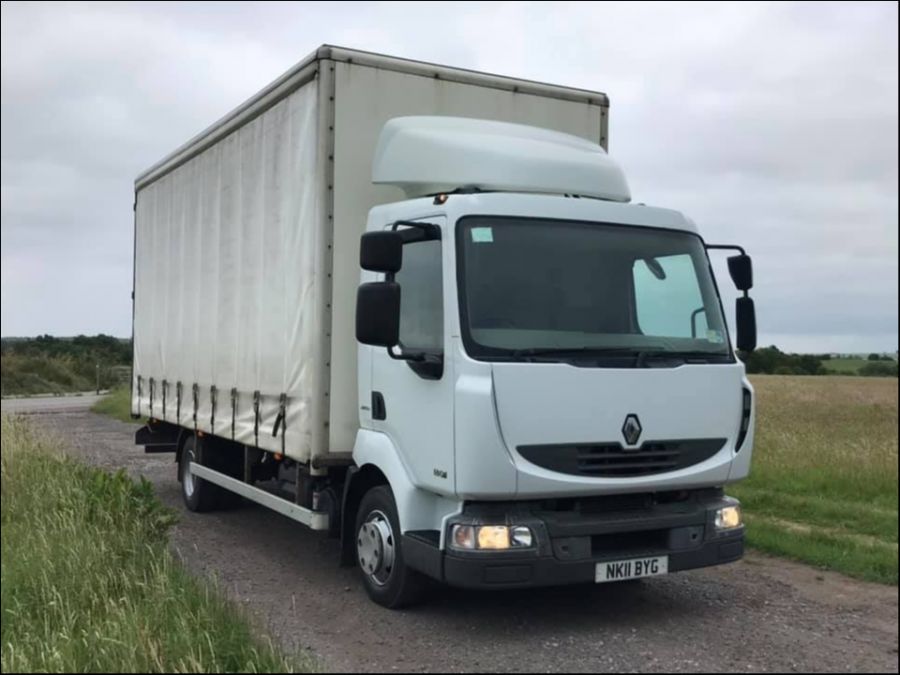 Renault Midlum Curtainsider