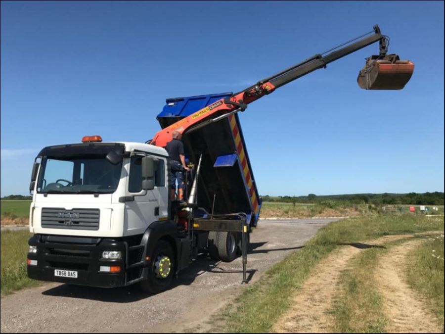 Man Grab Truck Tipper