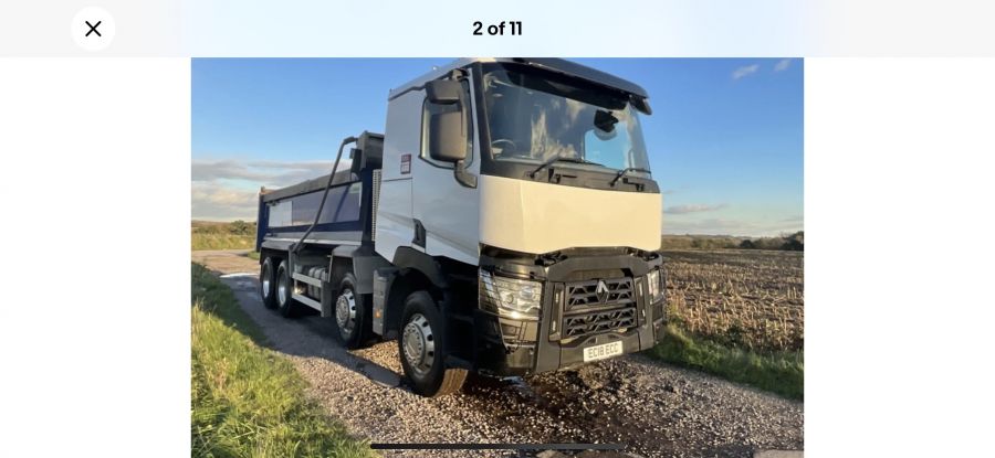 Renault  C Range 430 8x4 Steel Tipper 